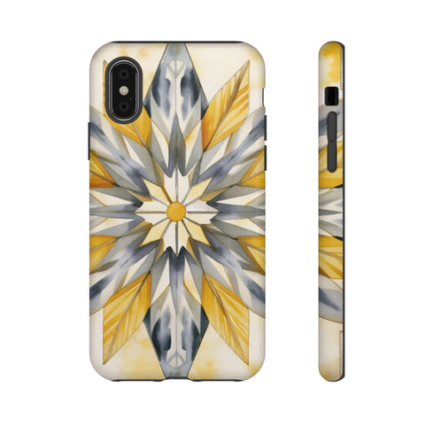 Sunshine Bloom Mosaic - Impact Resistant Phone Case iPhone X Matte